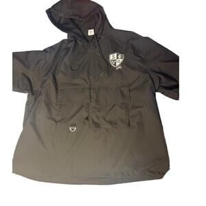 Black schott windbreaker jacket